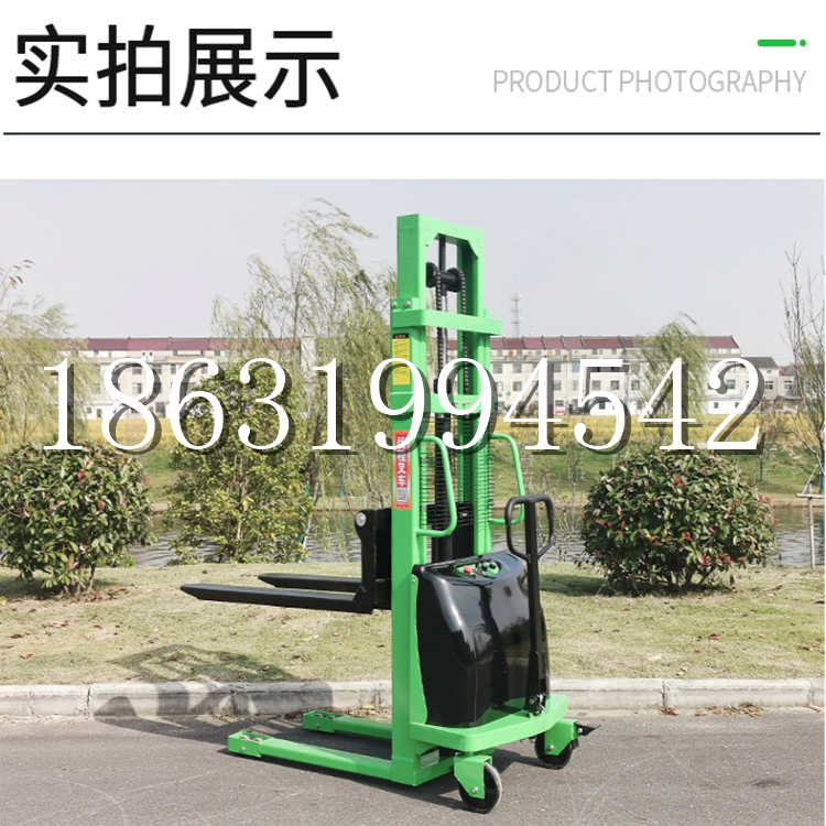 都匀市电动叉车堆高车液压铲车电瓶1吨2吨站驾步行式小型全自动叉车